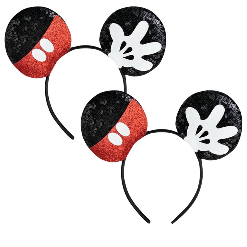 Mickey Mouse Ears Headband (2 pack)